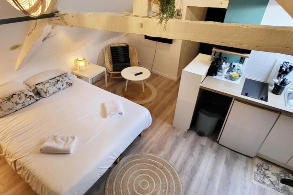 La Cabane - Petit Studio Mansarde - Plage 50M - Rue Gratuite 생말로 외부 사진
